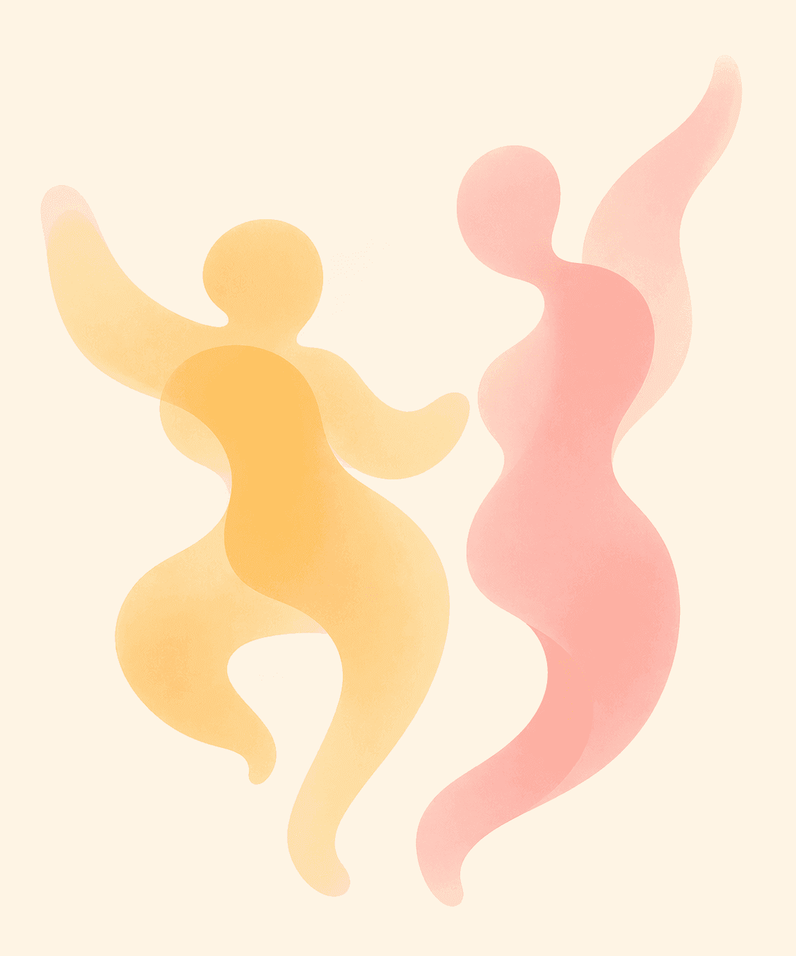 Dois pessoas em momento leve e presente